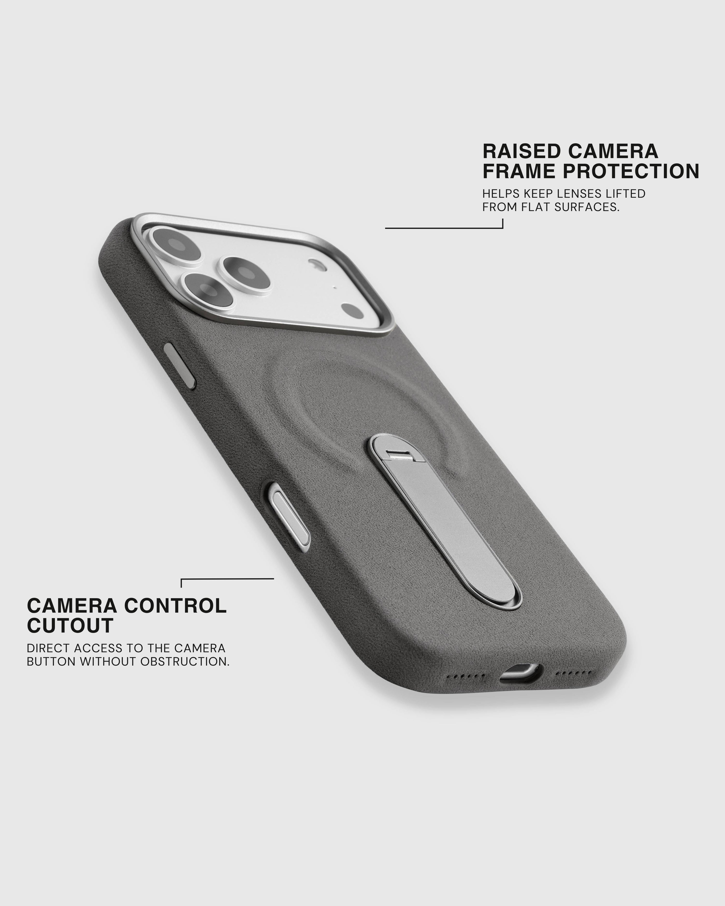 STAND PHONE CASE — GREY