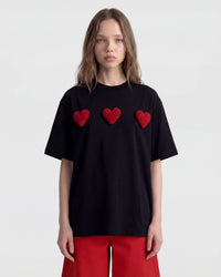 TRIPLE HEART T-SHIRT