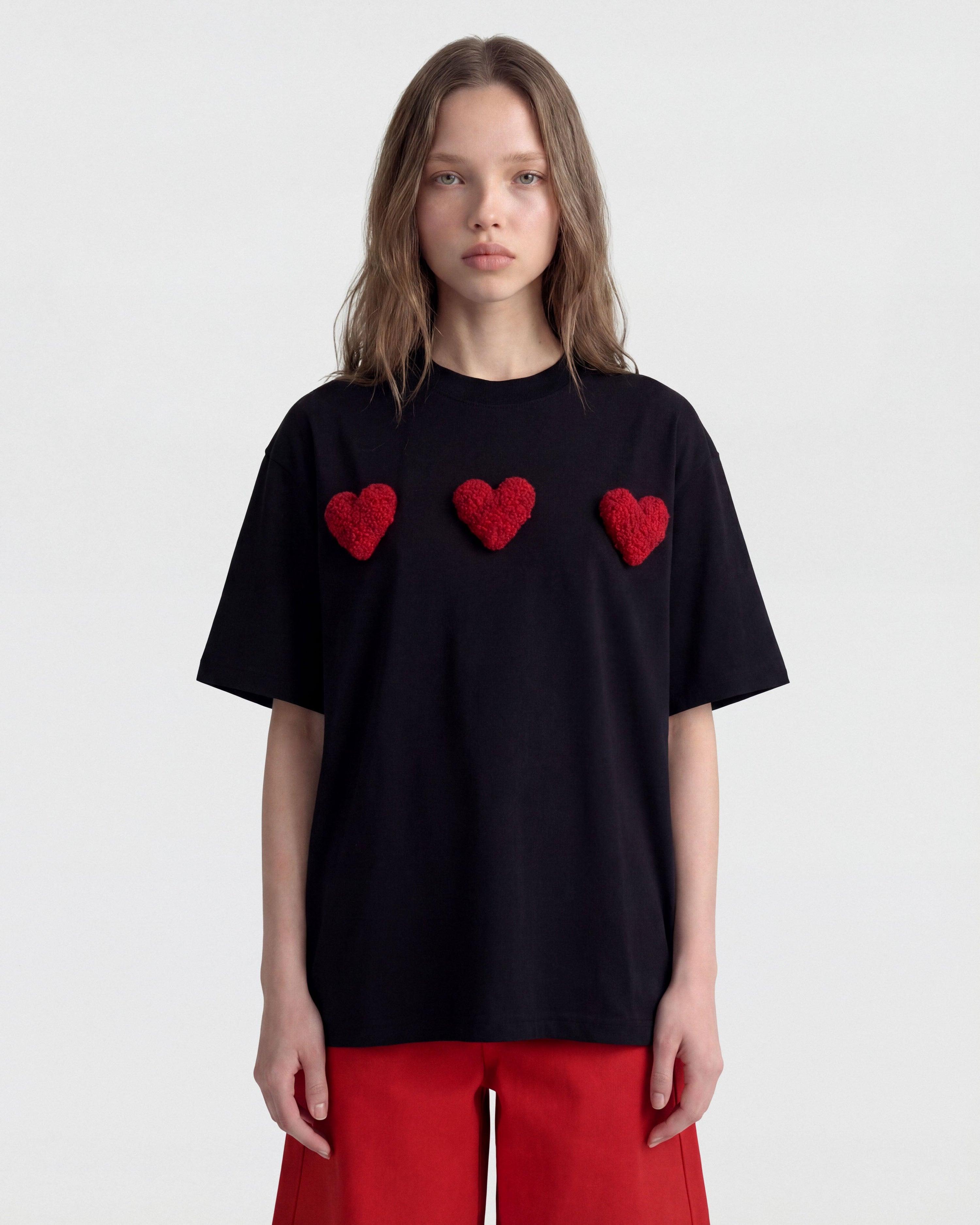 TRIPLE HEART T-SHIRT
