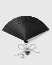 ONYX PHOTO LOCKET HAND FAN