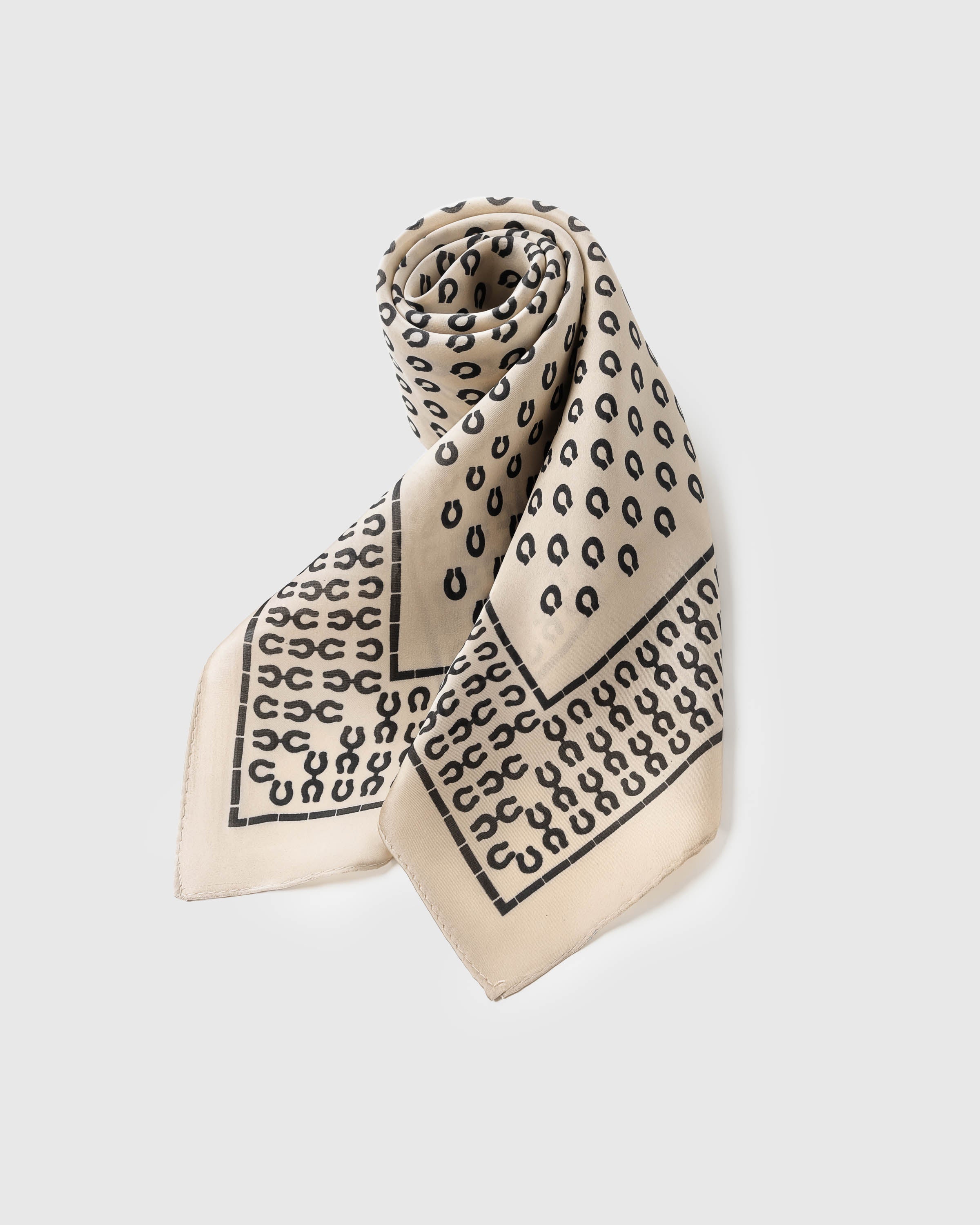 HORSESHOE LUCK SILK SCARF