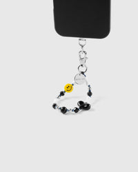 SMILEY HEART PHONE STRAP