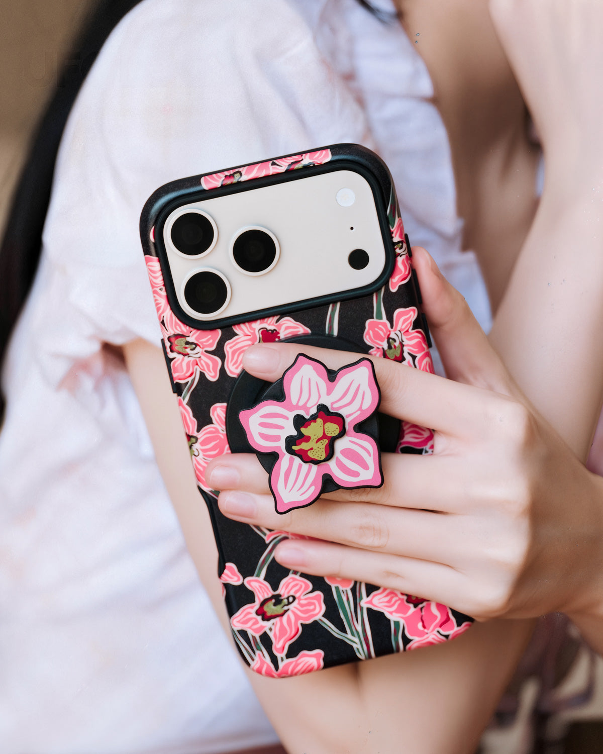 MIDNIGHT ORCHID PHONE CASE