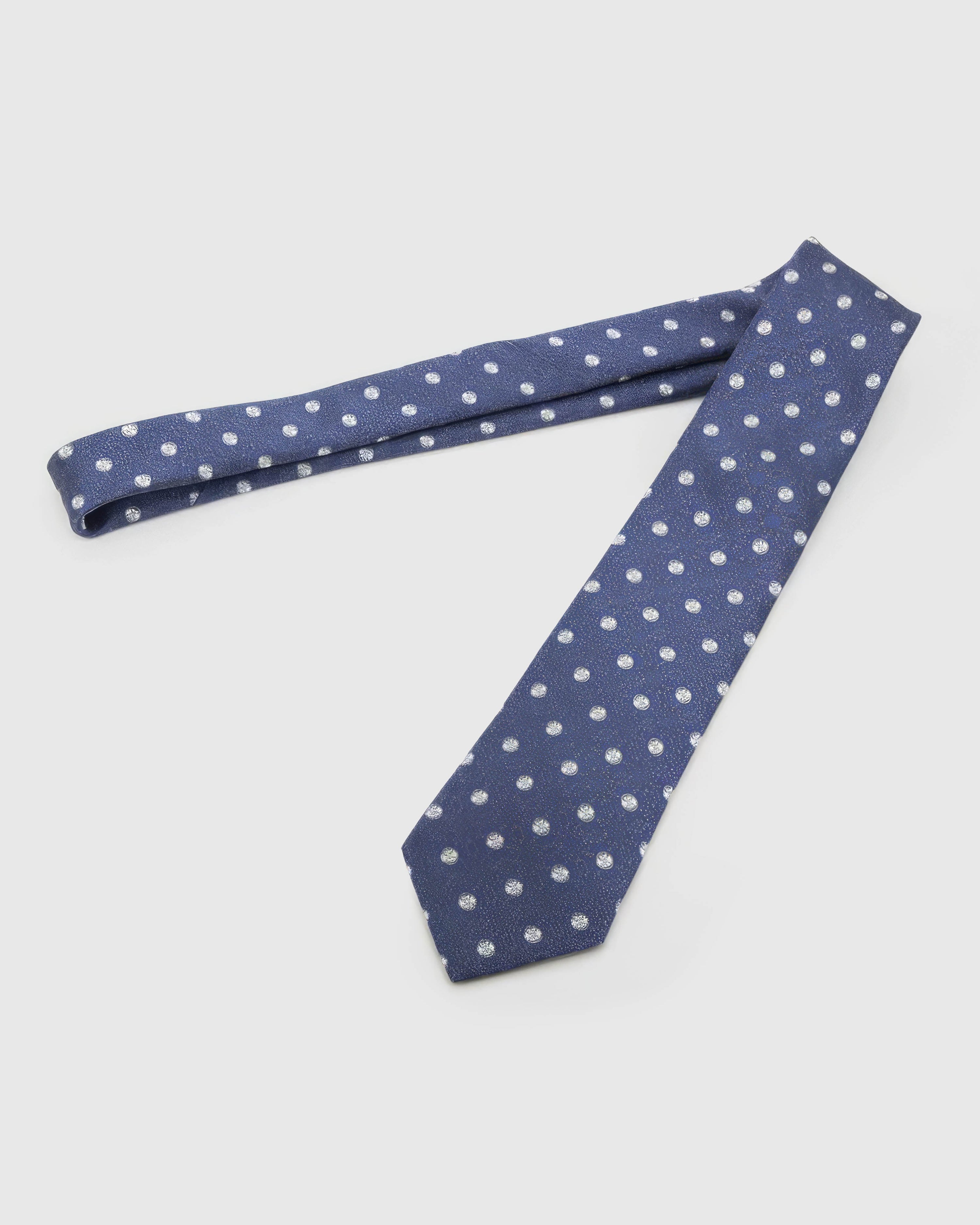 INDIGO ROSETTE TIE