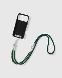 PINE BRAID CROSS-BODY PHONE STRAP