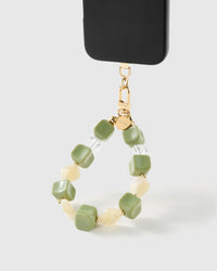 MATCHA MARBLE MIX PHONE STRAP