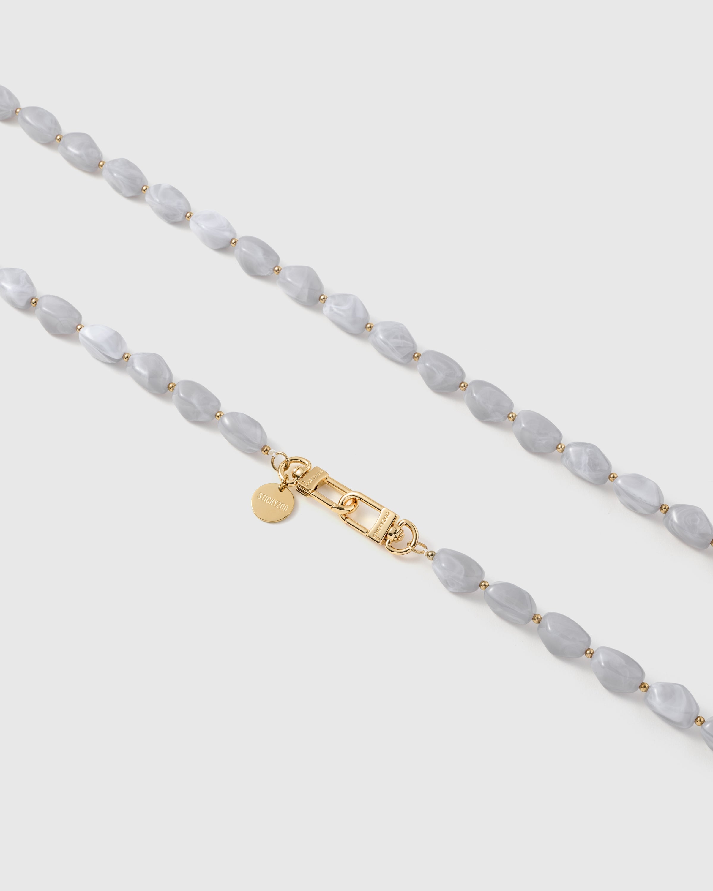 CLOUD MARBLE CROSS-BODY PHONE STRAP