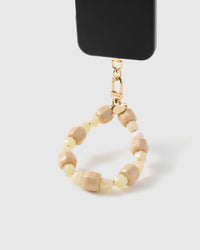 APRICOT BUTTER MIX PHONE STRAP
