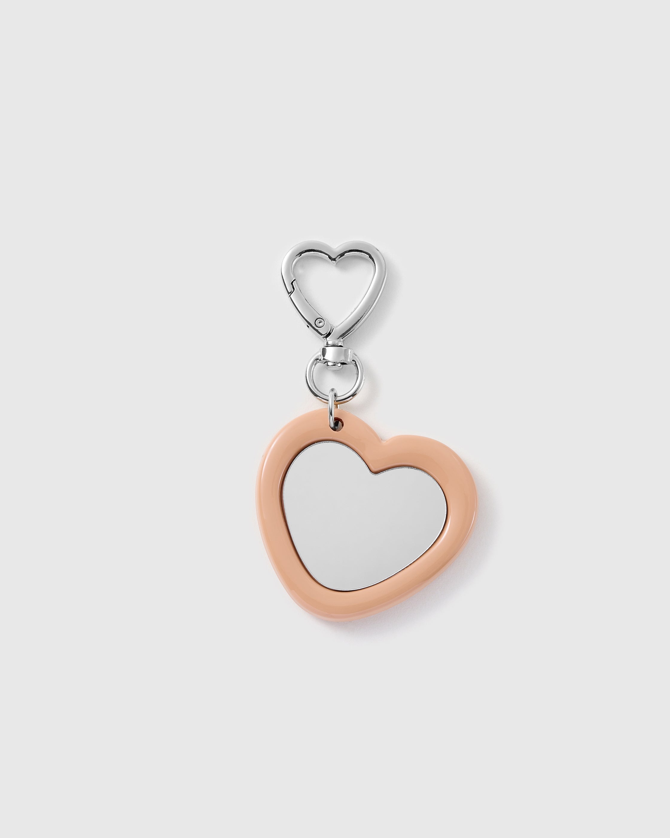 CLARA QUIET GLOW HEART MIRROR CHARM