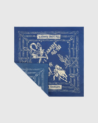 SILVER GALLOP SILK SCARF