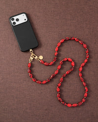 RUBY SMOKE CROSS-BODY PHONE STRAP