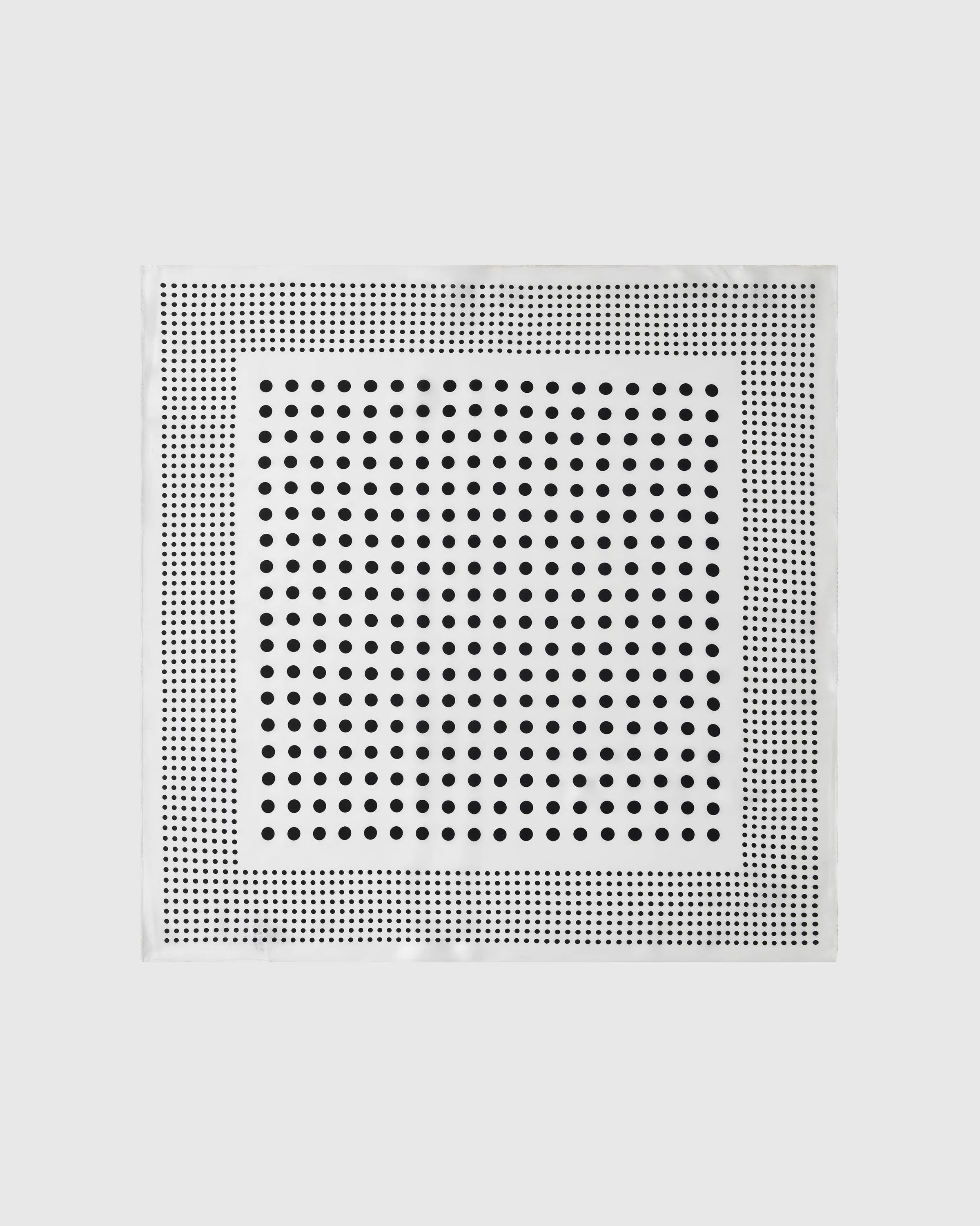 IVORY DOT SILK SCARF