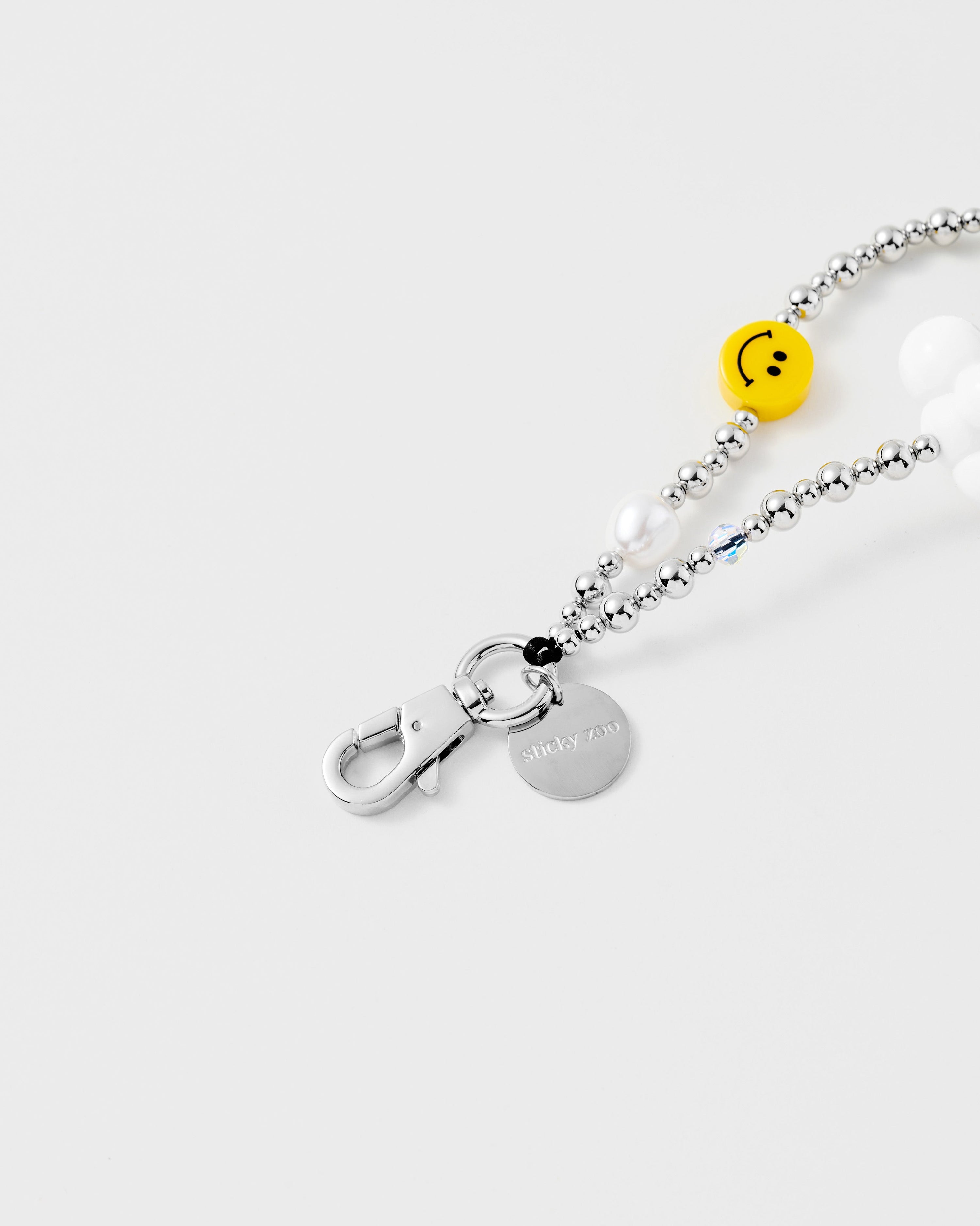 FROST CLOUD SMILE PHONE STRAP