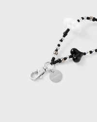 BLACK HEART CLOUD PHONE STRAP