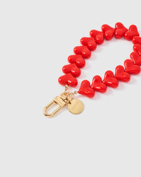 RED HEART PHONE STRAP