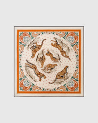CHEETAH HUNT SILK SCARF