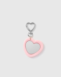 FIFI BLUSH HOUR HEART MIRROR CHARM