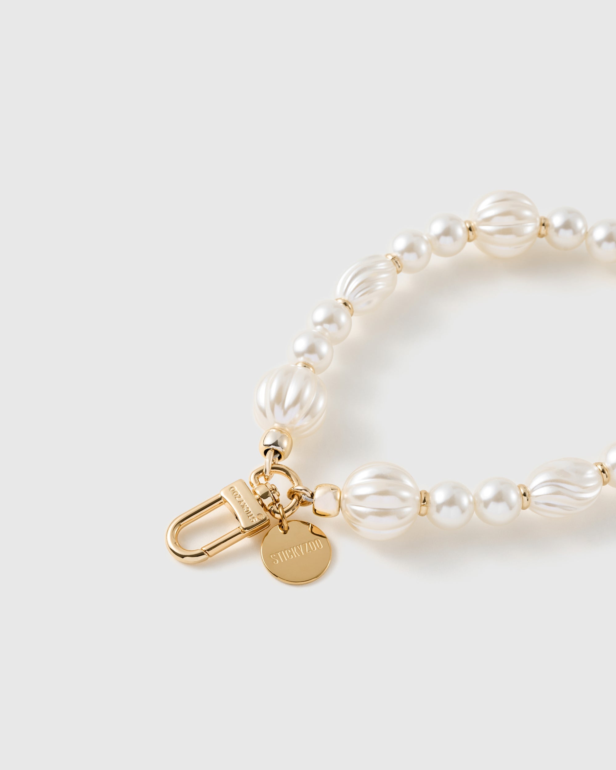 IVORY PEARL PHONE STRAP