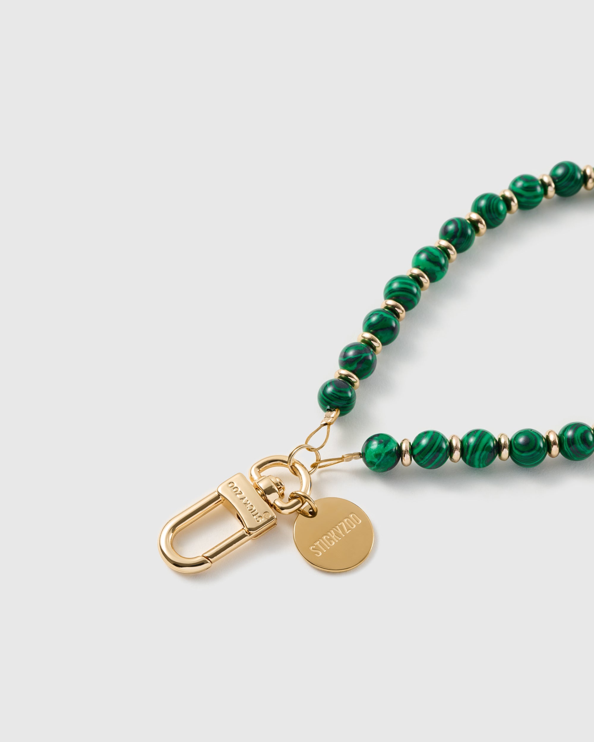 EMERALD SWIRL PHONE STRAP