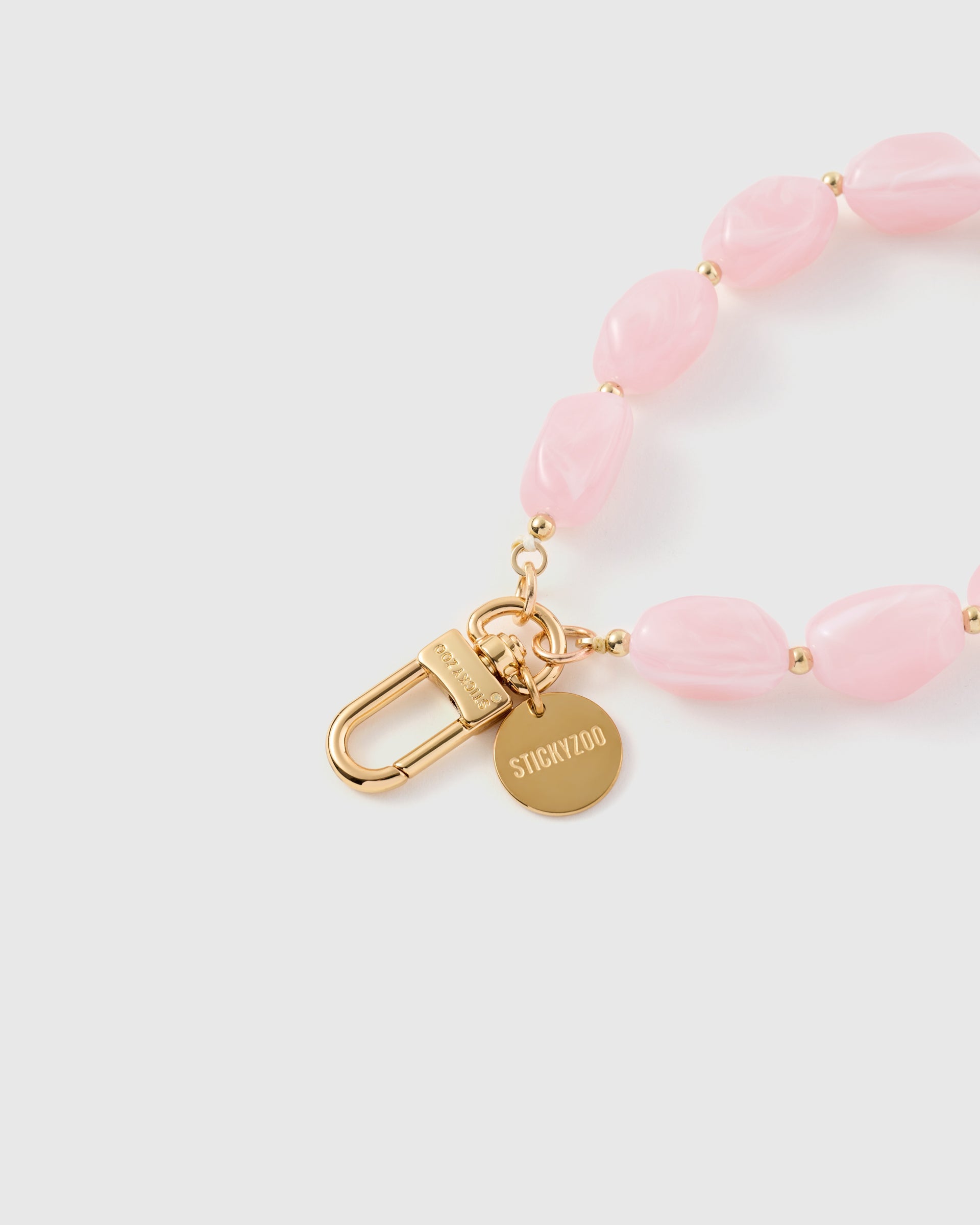 ROSE AGATE PHONE STRAP