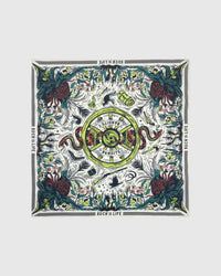 SERPENT THICKET SILK SCARF