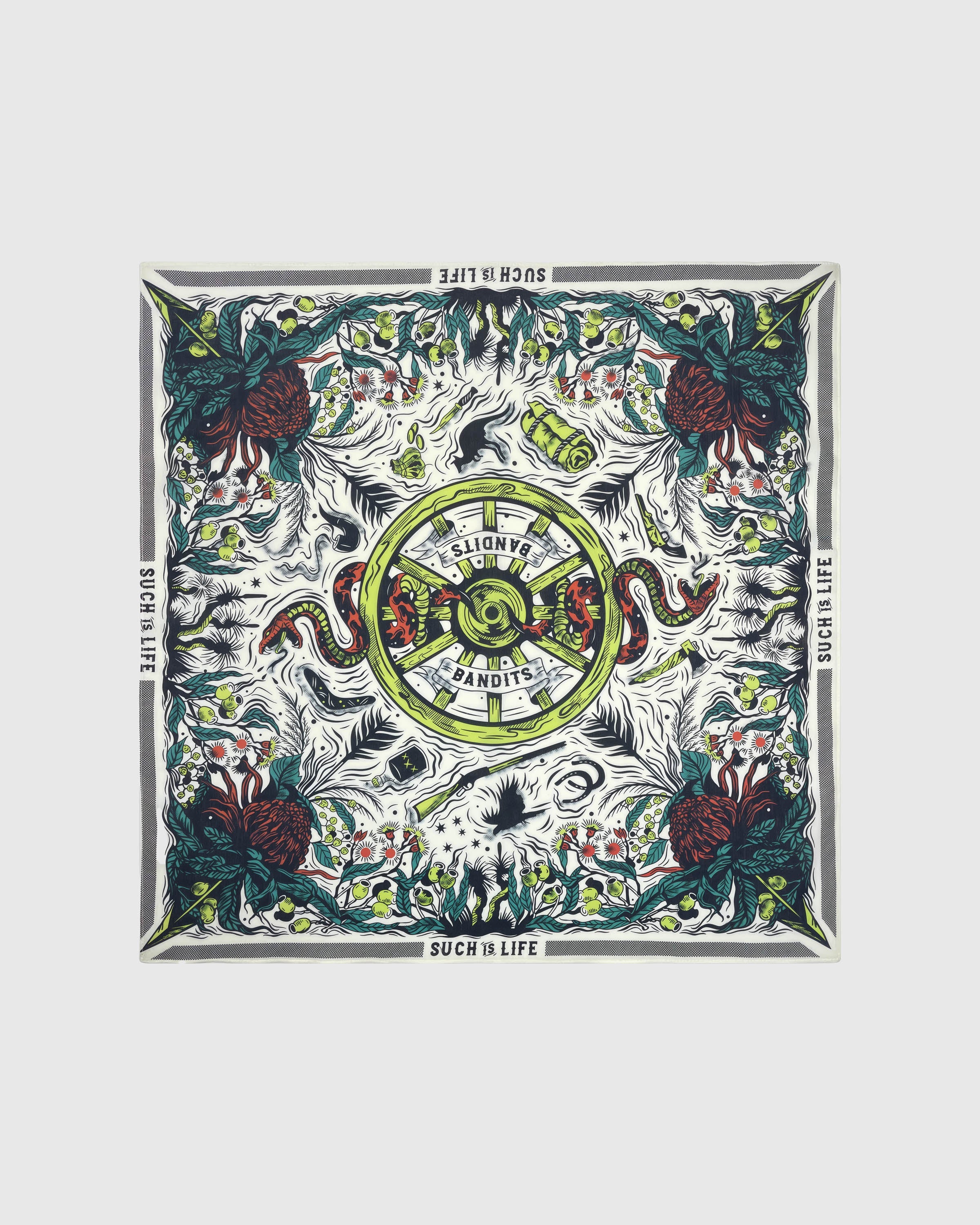 SERPENT THICKET SILK SCARF