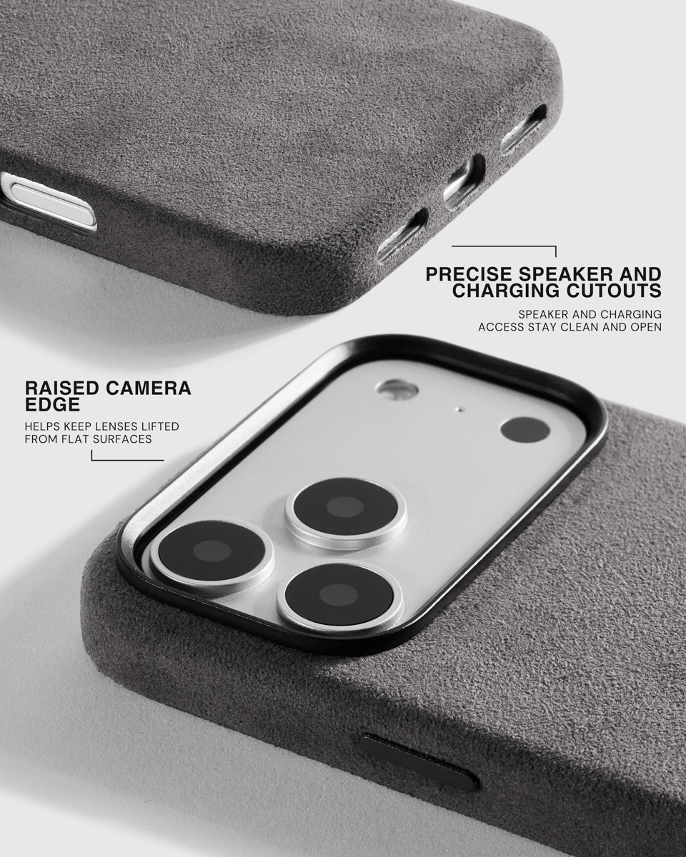 ALCANTARA PHONE CASE — STORM