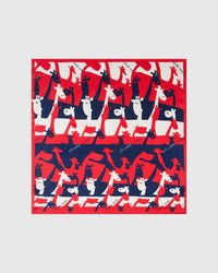 GIRAFFE PARADE SILK SCARF