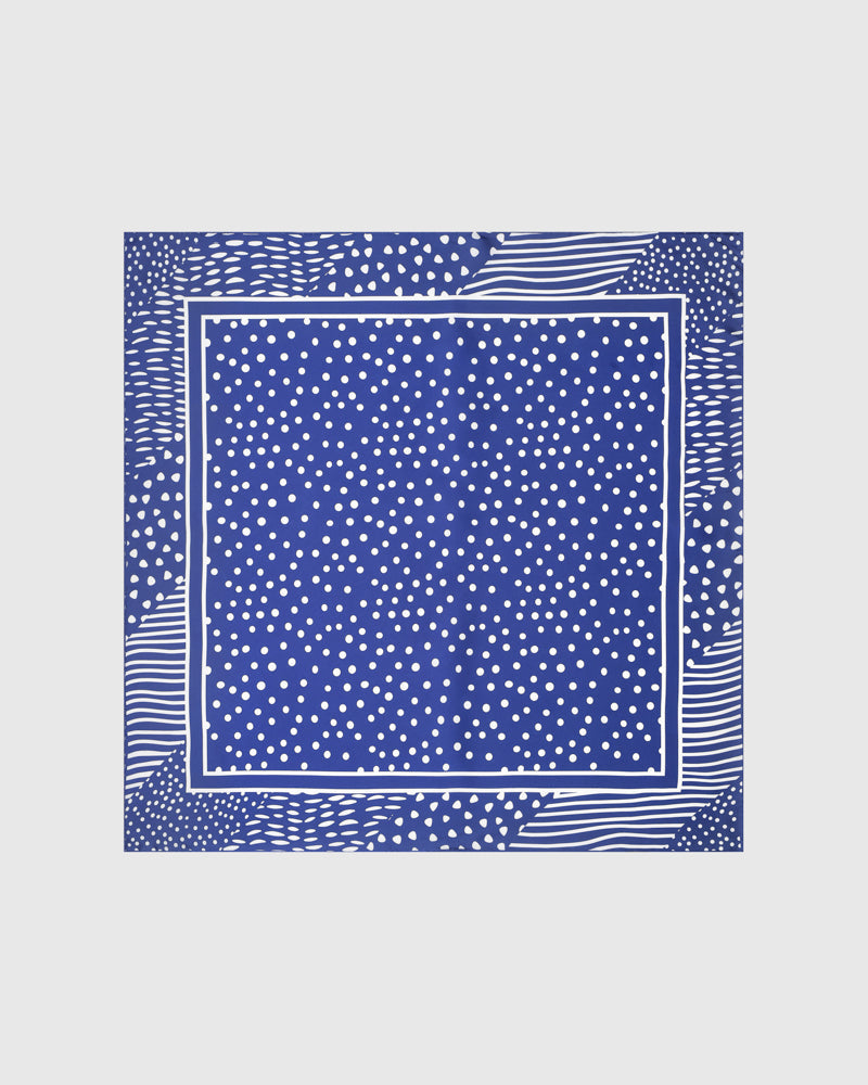 STARDUST DOTS SILK SCARF