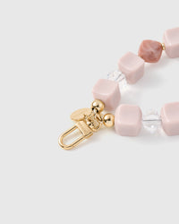 ROSE MARBLE MIX PHONE STRAP