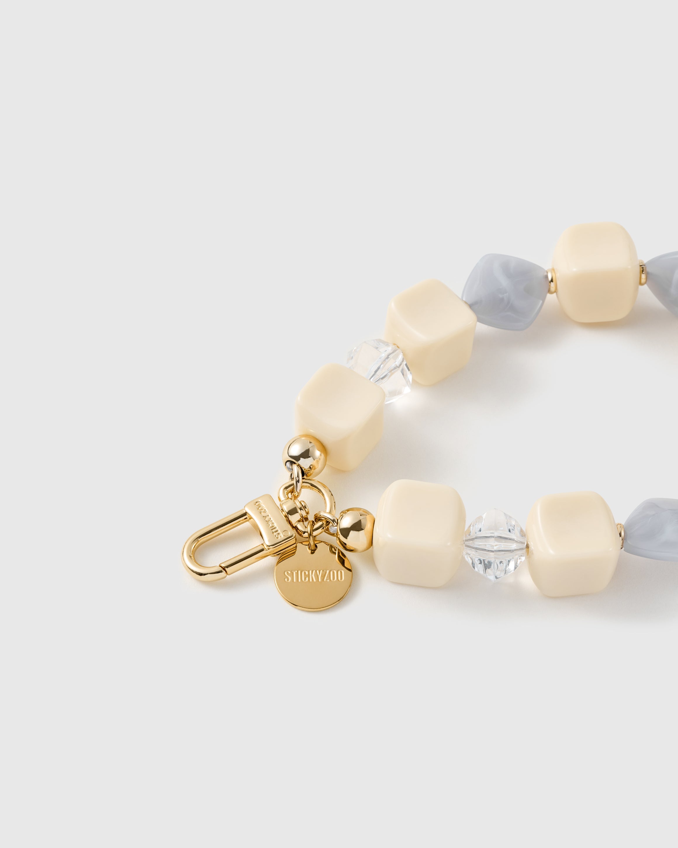 FROST MARBLE MIX PHONE STRAP