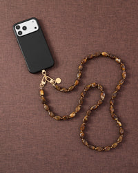 AMBER SMOKE CROSS-BODY PHONE STRAP