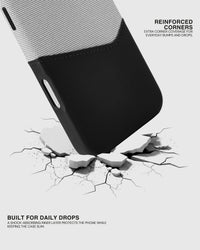 WALLET PHONE CASE — GREY BLACK