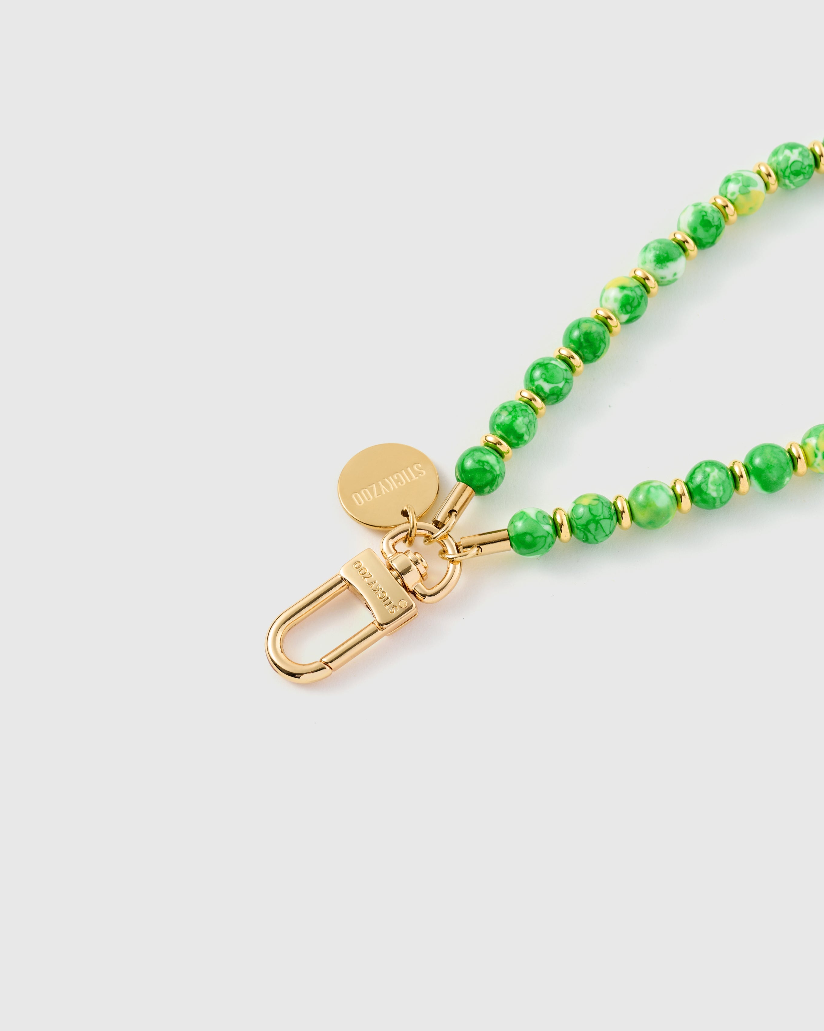 JADE SPECKLE ORBIT PHONE STRAP