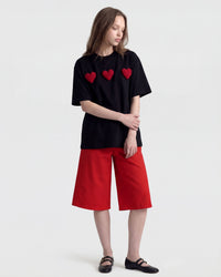 TRIPLE HEART T-SHIRT