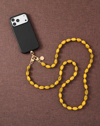 GOLDEN SMOKE CROSS-BODY PHONE STRAP