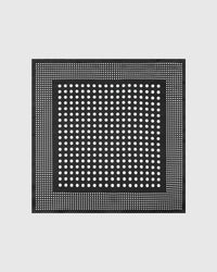 MIDNIGHT DOT SILK SCARF
