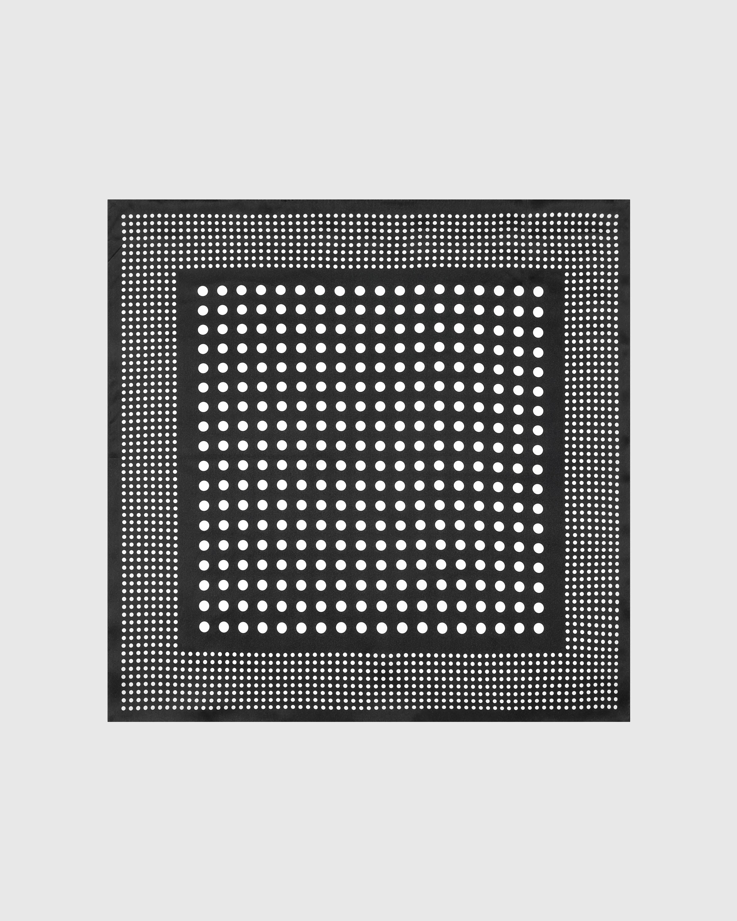 MIDNIGHT DOT SILK SCARF