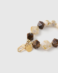 MOCHA PEARL PHONE STRAP