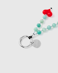 JADE HEART PHONE STRAP