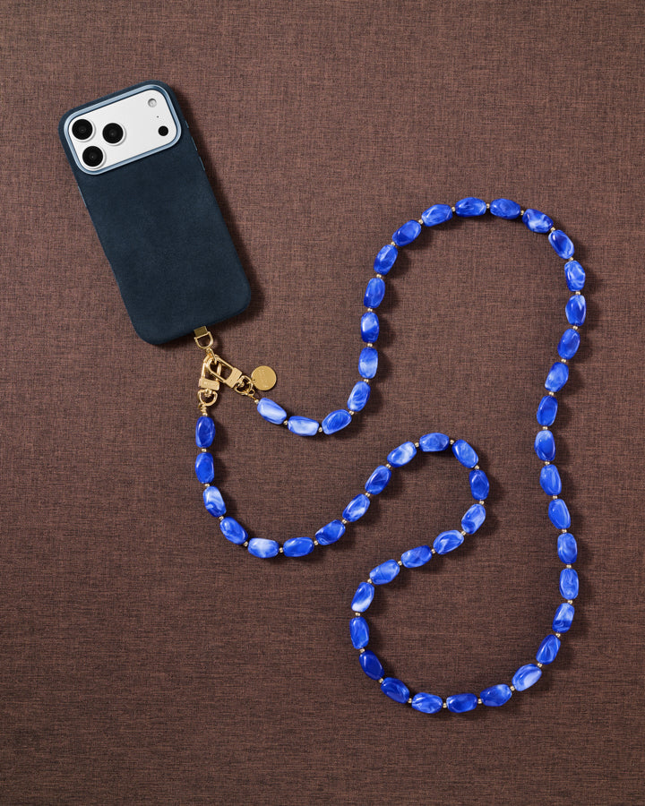 COBALT ORBIT CROSS-BODY PHONE STRAP