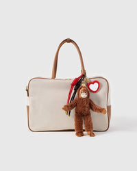 SWEET SWING ORANGUTAN HEART STACK CHARM