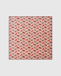 GALLOPING HORSES SILK SCARF