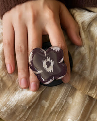 BURGUNDY POPPY PHONE CASE
