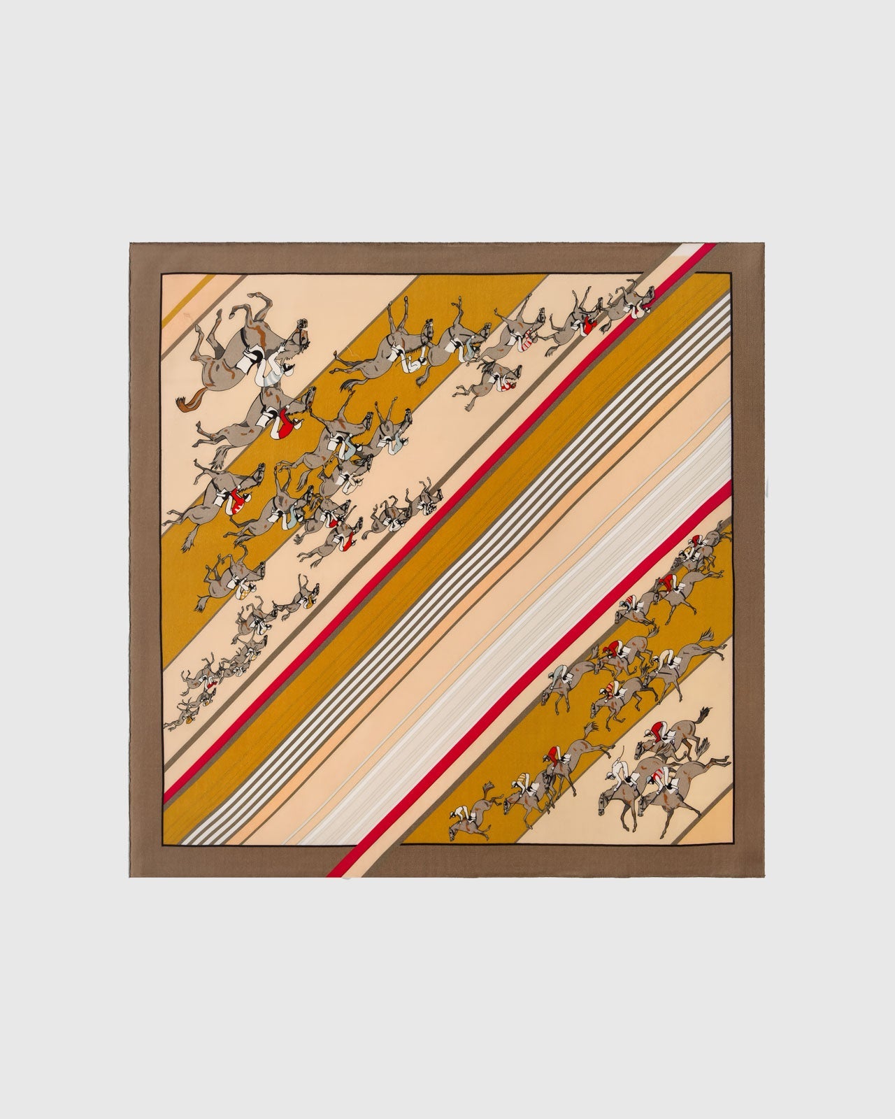 DERBY GALLOP SILK SCARF