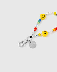 RAINBOW SMILEY PHONE STRAP