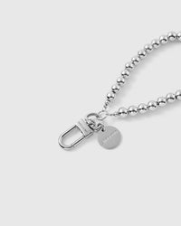 SILVER BEAD PHONE STRAP