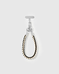 ONYX BRAID CROSS-BODY PHONE STRAP