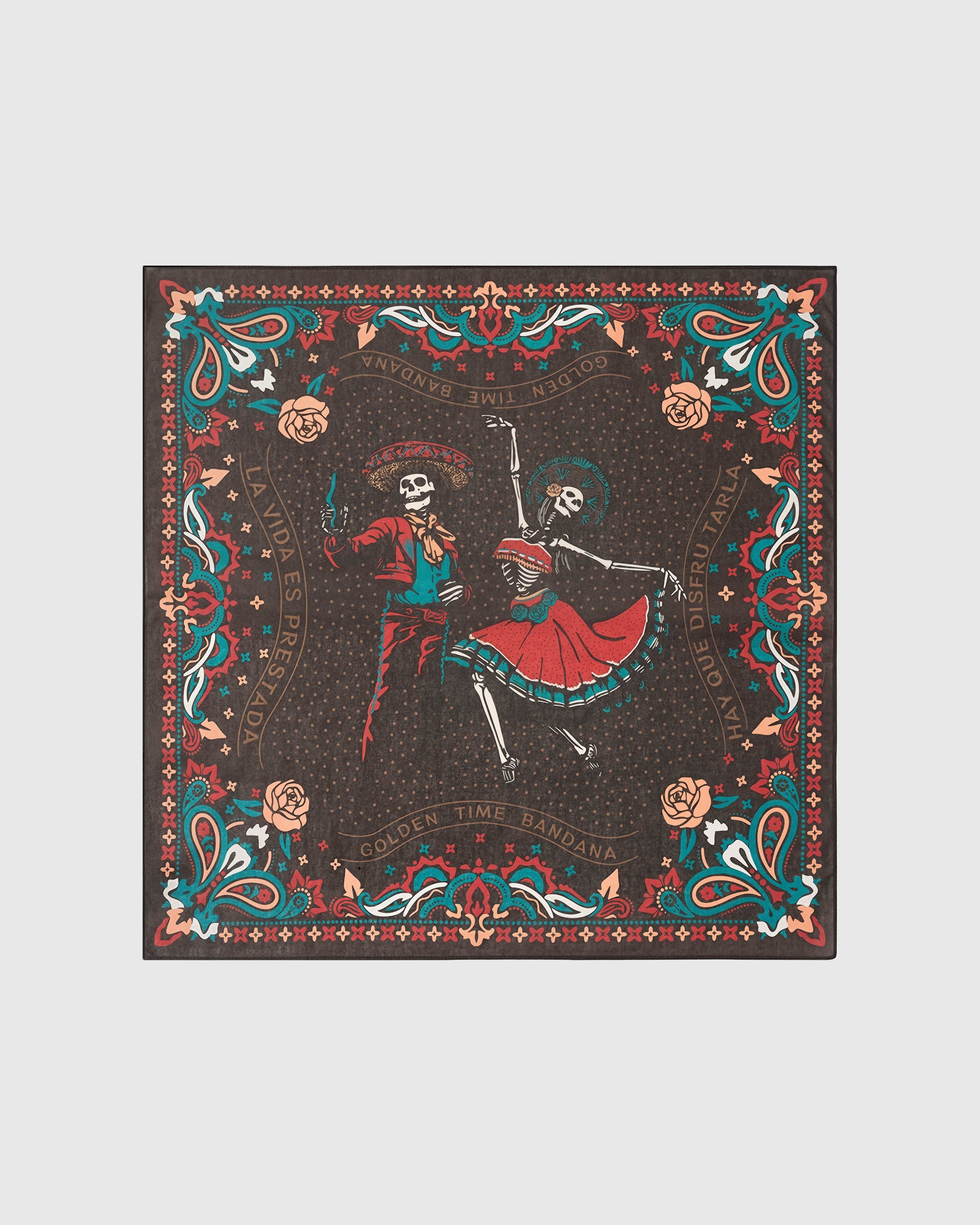 CALAVERA DANCE SILK SCARF