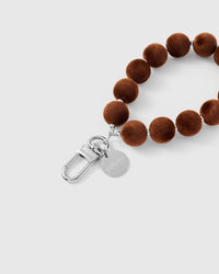 CAMEL POM PHONE STRAP